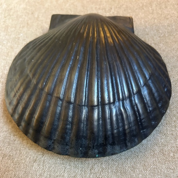 Stunning Michael Healy Vintage Signed Scallop Door Knocker - Oiled Bronze - Picture 3 of 9